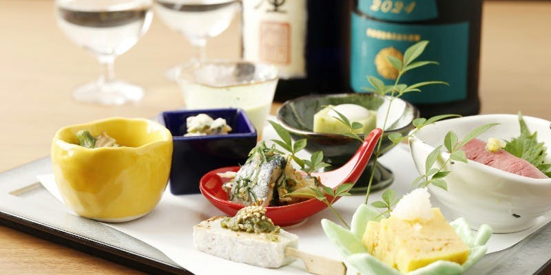 おさけが進む会席「和醸良酒」名物！八寸八種盛り含む 御食事のみ全8品