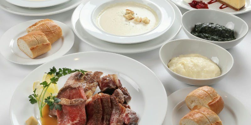 ーBENJAMIN GRILL COURSEー4種のメイン食べ比べ＋2時間飲み放題