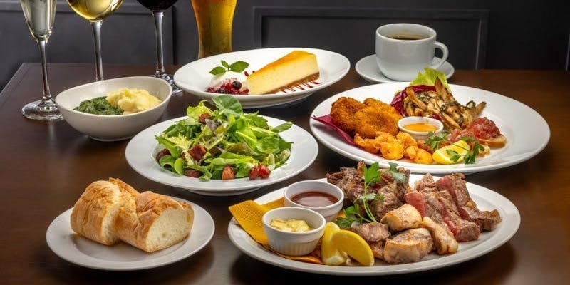 【メイン3種食べ比べコース】黒毛和牛、プライムビーフなど 全5品＋120分飲み放題