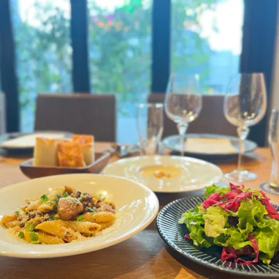 パスタコース・魚・肉・野菜を楽しめるランチコース