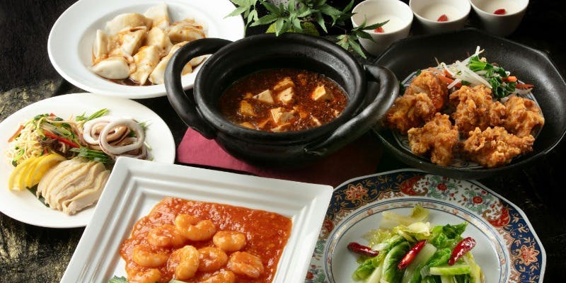 【カジュアルコース】海老チリなど大皿でのご提供