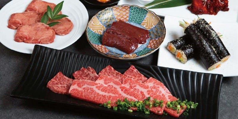 【RYUENセレクトコース】上カルビ・上タン塩ネギ など