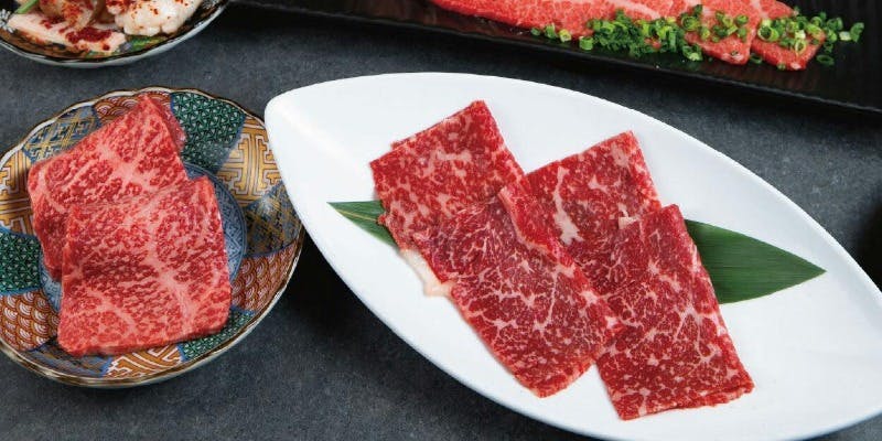 【A5和牛と熟成赤身コース】A5和牛の上カルビ、上ロースなど
