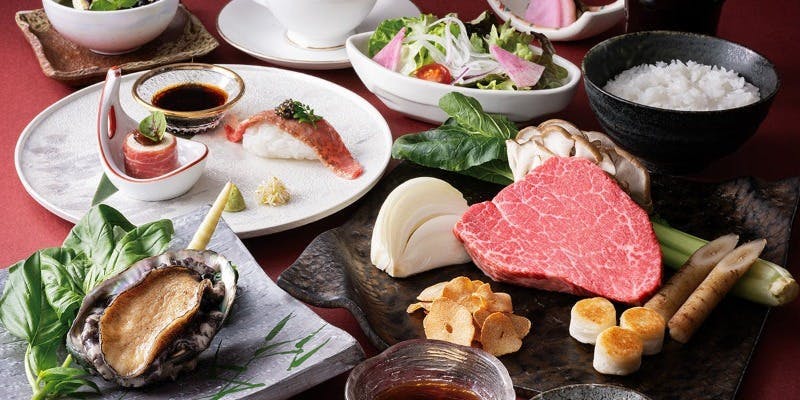 鉄板焼「風雅」／宝塚ホテル 【100周年記念ペアコース】（2名様