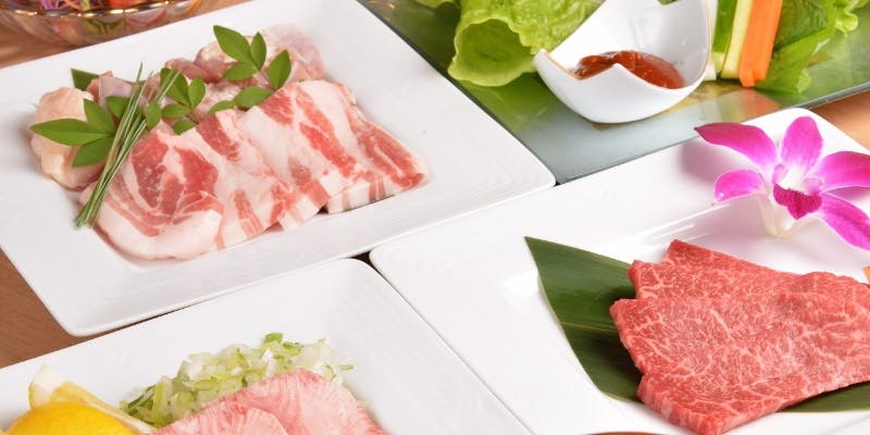 【忘年会7,260円コース】～極上の焼肉で至福のひとときを～＋120分飲み放題