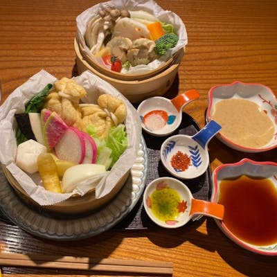 ヘルシーな野菜たっぷりのせいろ料理