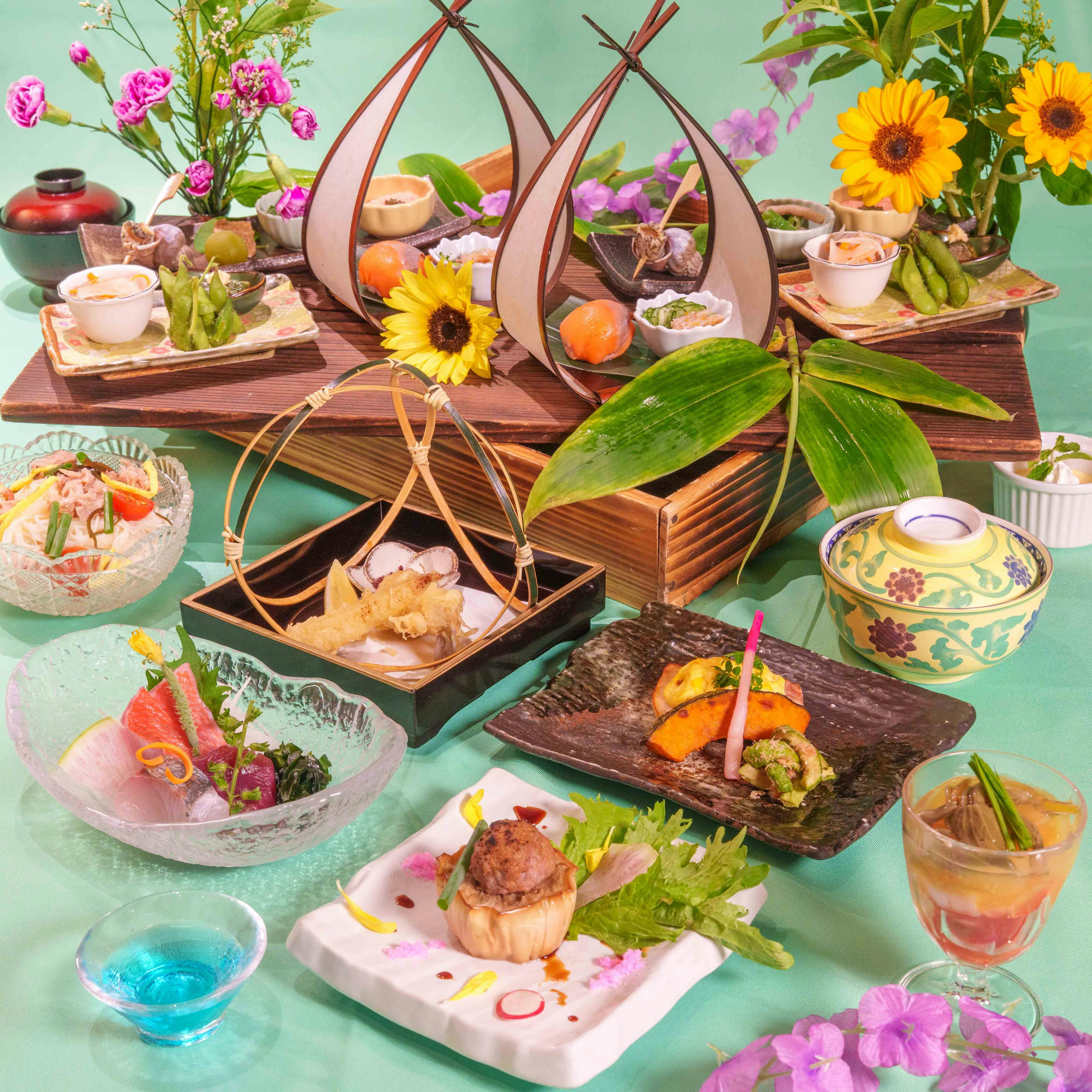 神楽坂 坂の花 「接待利用No.1」四季の膳菜10種「椿」つばきコース