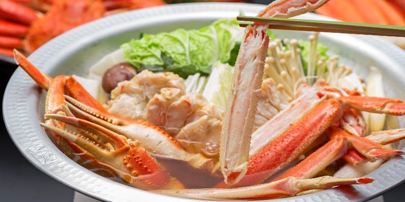 【蟹会席・90分フリーフロー付】蟹の棒寿司、カニ酢、蟹すき鍋など（リクエスト予約・貸切）