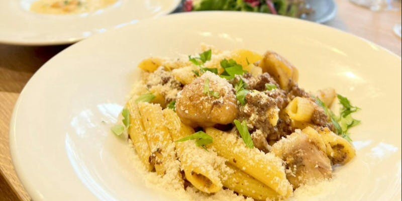 「GAMIN BLOCKS Dejeuner ～ギャマンブロックス ランチコース」パスタ・魚or肉お好きな物をお選び頂けます