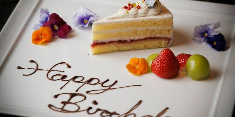 祝コース＋デザートプレート付（2時間制）