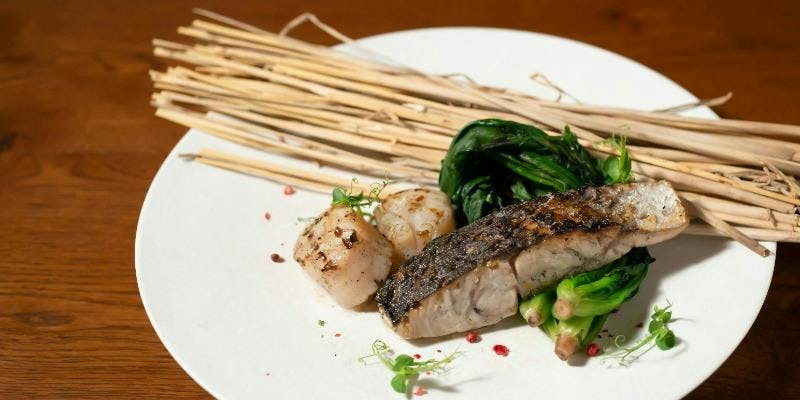 【年末年始限定】美明豚やサーモンの薪火焼きなど薪火ランチコース全5品＋パン・ドリンクブッフェ