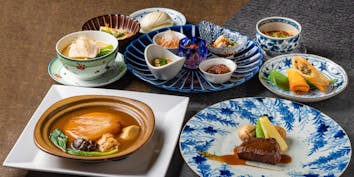 【牡丹コース】吉切鮫のフカヒレ土鍋煮込や旬の肉・魚料理等全8品 - 南風楼