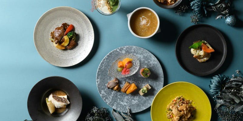 フカヒレスープや黒毛和牛を堪能できるシェフスペシャリテコース【パンドラ】＋飲み放題120分（4名様～）