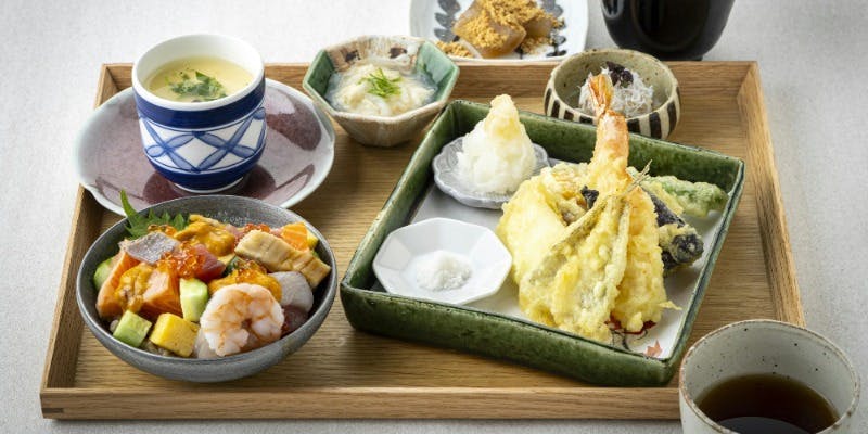 【平日限定】ばらちらし＆天婦羅御膳