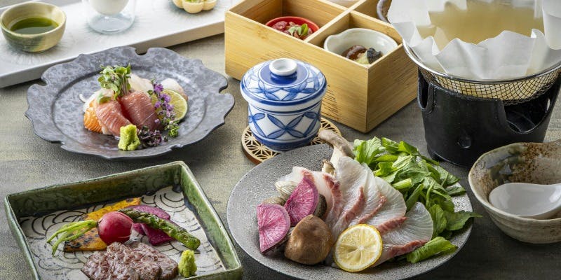 【ランチコース】和牛と旬食材を使用した贅沢ランチコース　全8品