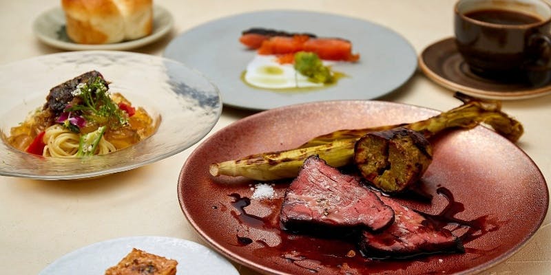 【Lunch Course】季節の食材や薪火料理を使用したランチコース（年末年始/休日限定）