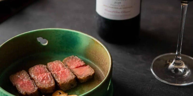 【ランチ】九州産牛ロース肉や季節野菜など旬の味覚を堪能＜桜コース＞5,500円