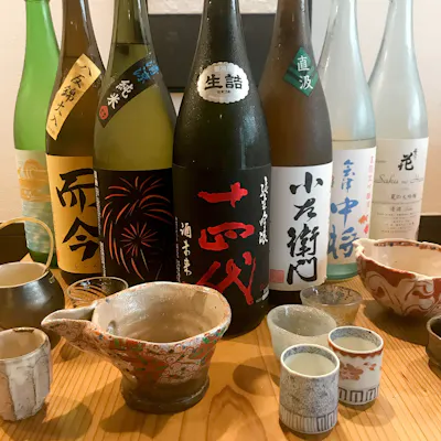 店主選りすぐりの日本酒をご用意