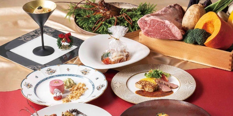 【Xmas2025】ナタールコース～フォアグラ＆活伊勢海老、特選銘柄牛フィレをメインにした聖夜を飾るコース～