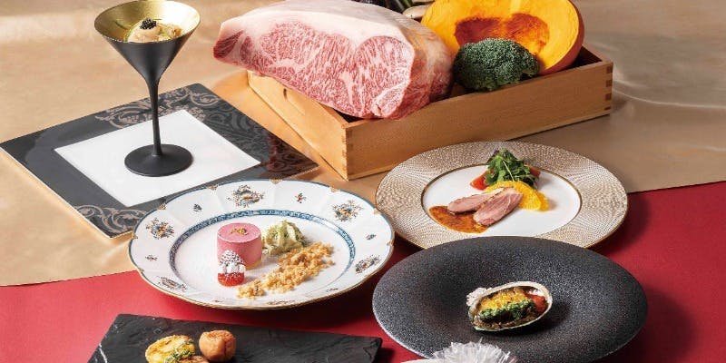 【Xmas2025】ステラコース～鉄板で仕上げる海鮮＆蝦夷鮑の鉄板焼、特選銘柄牛をメインにした全10品～