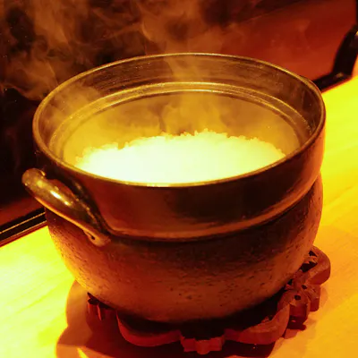 お食事は山形の『つや姫』