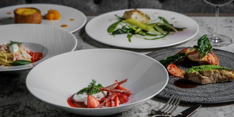 【Grazioso】パスタ、メインを含む全5品