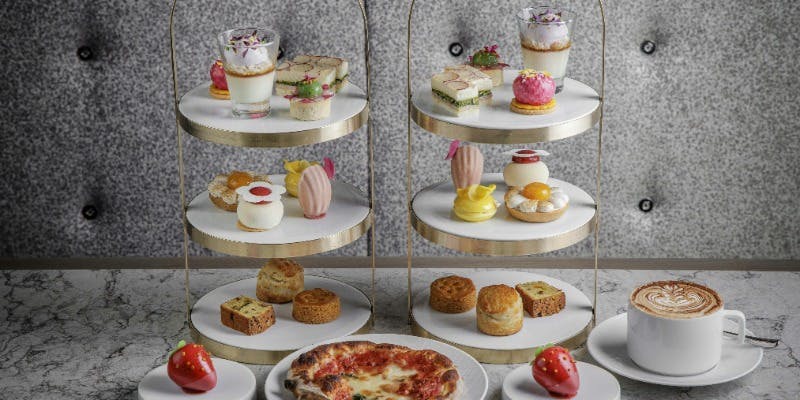 【1/7～2/28　ウィンターアフタヌーンティー 】＋ミニピザ付