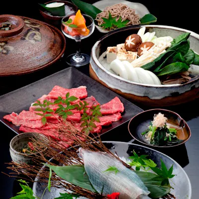 国産黒毛和牛料理