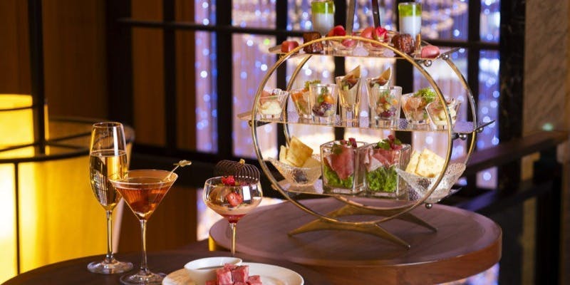 イブニングハイティー58種フリーフロー×ローストビーフ×夜パフェ＋ドンペリーニョン 1本（2名様限定！）