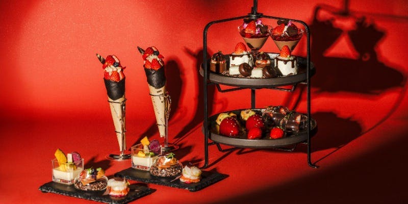 いちごバレンタインアフタヌーンティー 