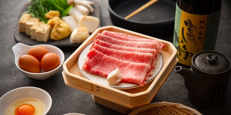 大和牛上すき焼きコース（120g）