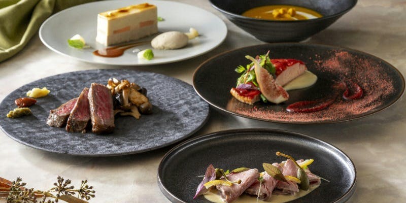 ランチ【カンヌ】魚料理や和牛サーロインを味わうフレンチコース全5皿