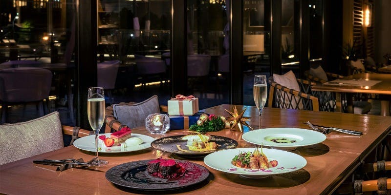 【Xmas2025】旬の平目や鹿ロース肉のロティなどフレンチフルコース全6品（12/19,21,22,23）