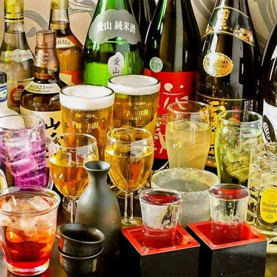 厳選したお飲み物が飲み放題