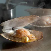 帆立貝柱の鉄板焼(2個)