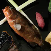 本日のお魚の鉄板焼(50g)
