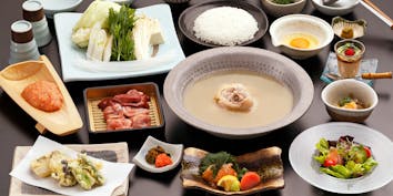 【金華コース】前菜、水たき、季節の甘味など - 博多華味鳥 天神店