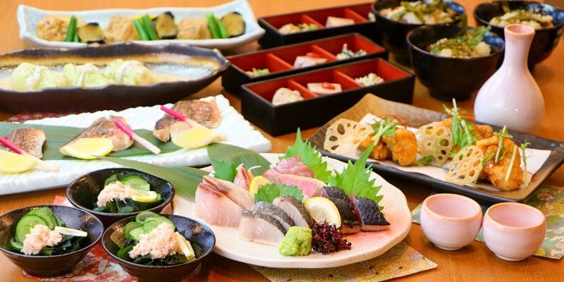 【彩コース】あんこう唐揚げ×めばる若狭焼き×混ぜご飯等＋2H飲み放題付き