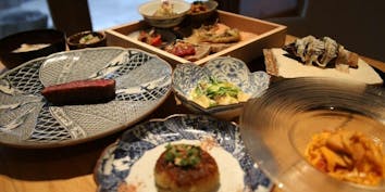 【シェフのお任せ】お肉と魚料理、温菜、パスタ、食後のカフェ含む全7品 - Hakoniwa 西天満
