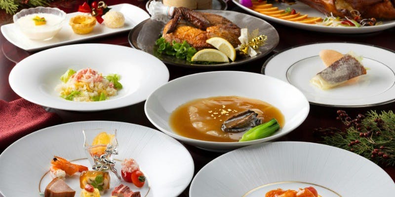 聖誕節晩餐　クリスマスディナー　乾杯用1ドリンク付き