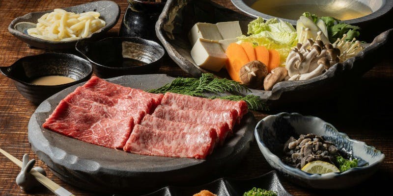 【うしのかみ しゃぶしゃぶコース】A5ランク和牛サーロイン・赤身肉