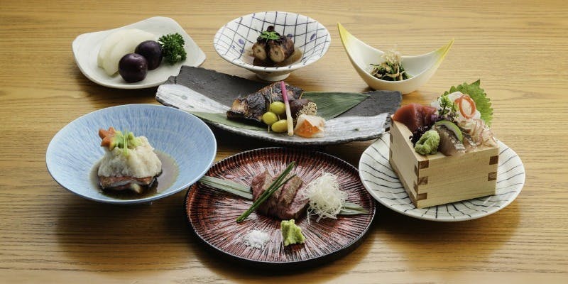 大切な接待や記念日に旬の食材を贅沢堪能【緩音お任せコース～極～】（全10品）