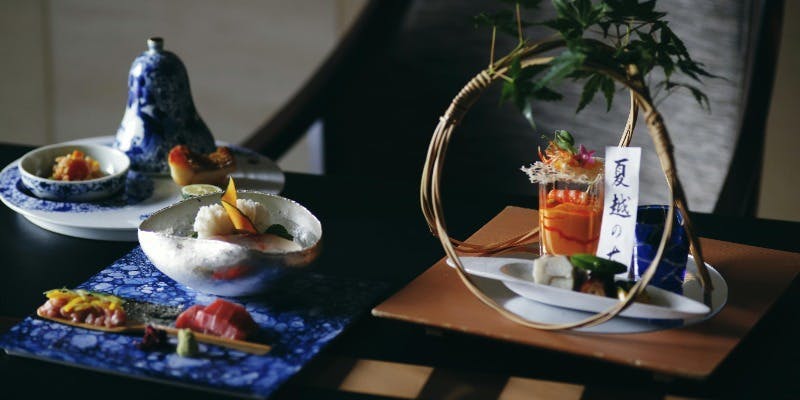 【明月　めいげつ】神奈川の食材を贅沢に使用した日本料理（全7品）＋アランミリア3種飲み比べセット