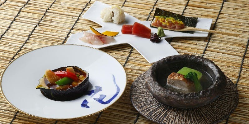 【明月　めいげつ】神奈川の食材を贅沢に使用した日本料理（全7品）