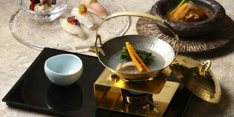 【明月　めいげつ】神奈川の食材を贅沢に使用した日本料理（全7品）