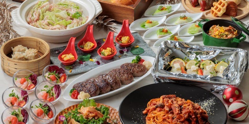 12－1月 平日ランチビュッフェ ～ ホテルメイドの洋食・中華・スイーツが食べ放題 ～