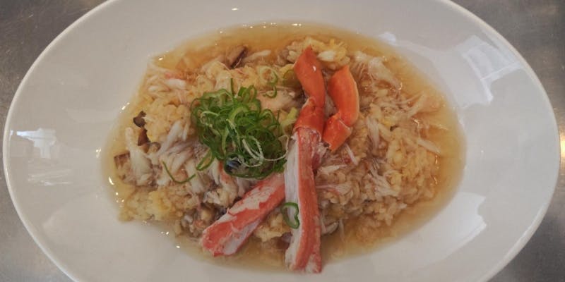 あんかけ蟹チャーハンセット（コーヒー付）＋コーヒーまたは紅茶（平日限定）