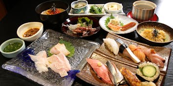 【おまかせコース】つまみやデザートに握り8貫含む 全11品 - 鮨 赤坂 和寿