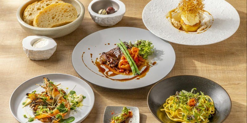 【全6皿】選べる前菜・メイン・デザート ＋パスタ