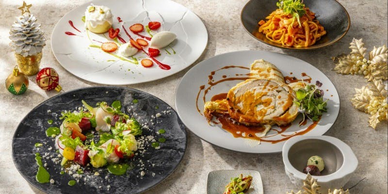 【Xmas2025】全6皿 前菜・メイン・デザート ＋パスタ